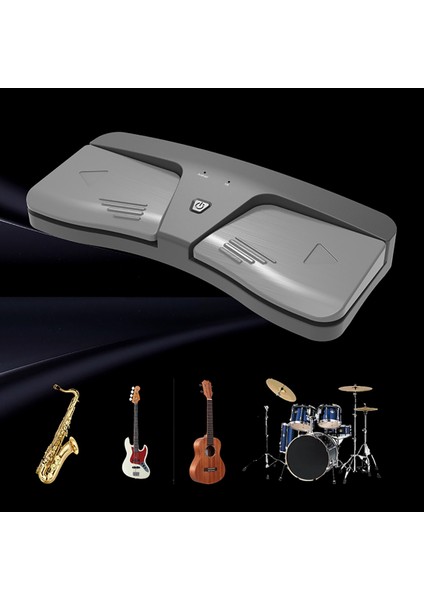 Kablosuz Sayfa Çevirici Pedalı Bluetooth Sayfa Çevirici Kablosuz Çevirme Pedalı Uzaktan Kumanda Uyumlu Ios iPhone Android