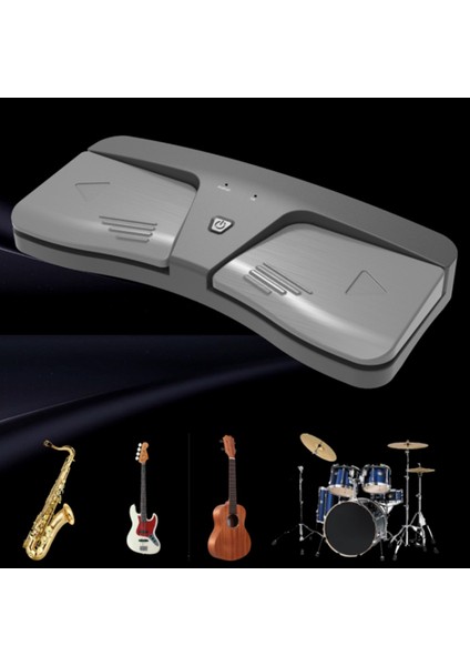 Kablosuz Sayfa Çevirici Pedalı Bluetooth Sayfa Çevirici Kablosuz Çevirme Pedalı Uzaktan Kumanda Uyumlu Ios iPhone Android