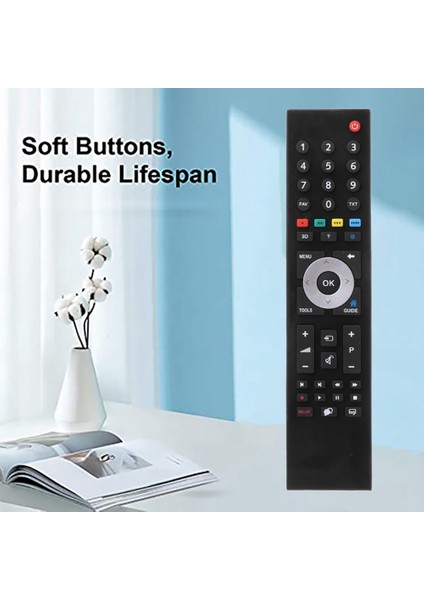 TP7187R Grundıg Smart Tv Için Uzaktan Kumanda Değiştirme Uzaktan Kumanda TP7187R Siyah fırsatları