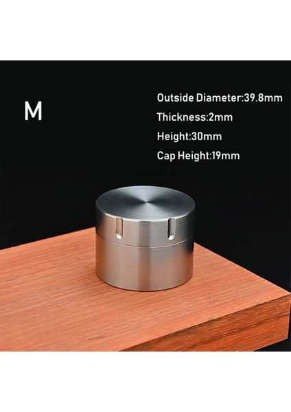 Saf Titanyum Kutu Çay Kutuları Içte ve Dışta Su Geçirmez Titanyum Mühürlü Kabin Hap Kutusu Hapları Çay Mücevher Kutusu Orta modelleri