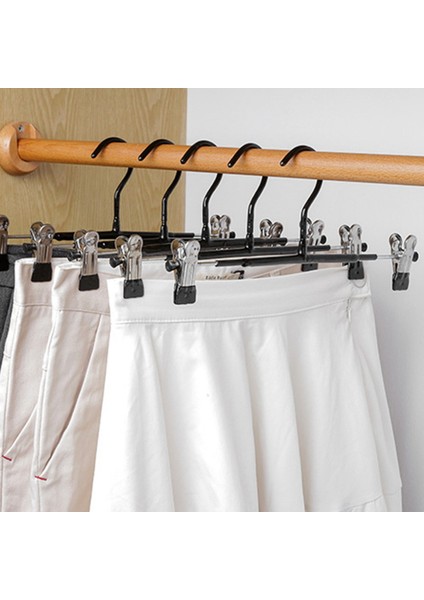 Etek Askıları - Klipsli Pantolon Askıları 10'lu Klipsli Askılar Ayarlanabilir Kaymaz Pantolon Askıları Pantolon Giysileri-A(Yurt Dışından) fiyatları