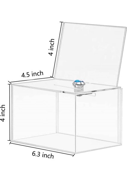 Akrilik Bağış Kutusu - Oylama, Hayır Kurumu, Anketler, Anketler, Çekilişler, Yarışmalar, Tavsiyeler, Ipuçları, Incelemeler Için Kutu fırsatları