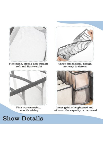 3'lü İç Çamaşırı Düzenleyici - Gri(Yurt Dışından) indirimleri