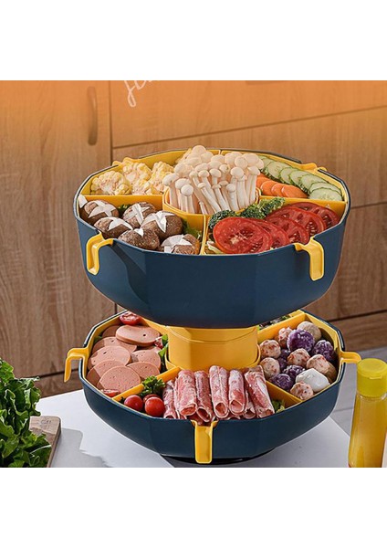 Çok Fonksiyonlu Döner Tahliye Sepeti Süzgeçler Tabak Meyve Aperatif Sepeti Ev Mutfak Çok Izgaralar Plastik Tabak M modelleri