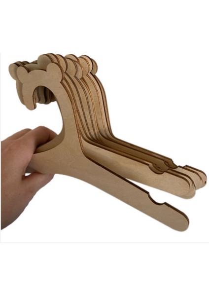 30 Adet Ahşap Askı Bebek Giysileri Için Doğal Ahşap Askı Bebek Giysileri Için Askı Raf Odası Kreş Dekor Çocuklar Için