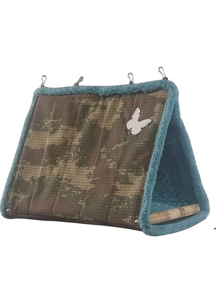 Büyük Boy Kamuflaj Papağan Hamağı (Jako, Kakadu, Macaw...)