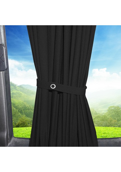 Mercedes Vito 2006-2022 Uyumlu Siyah Raylı Oto Perde Takımı