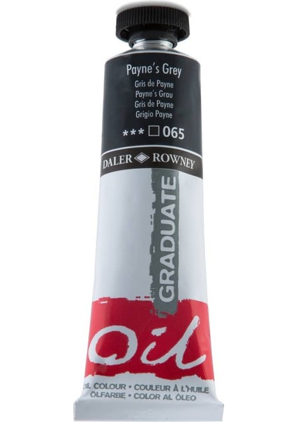 Graduate Yağlı Boya 38ML 065 Paynes Grey