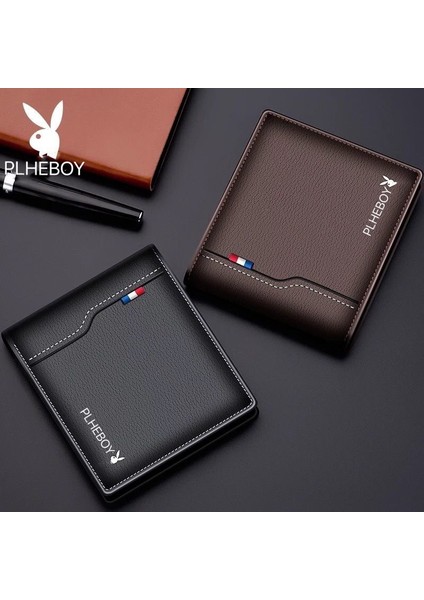 Boys Yeni Erkek Kısa Cüzdan Yatay Cüzdan Erkek Cüzdan Kart Çantası (Yurt Dışından) modelleri