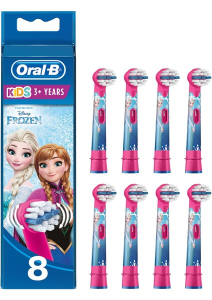 Frozen Çocuklar İçin 8'li Diş Fırçası Yedek Başlığı EB10