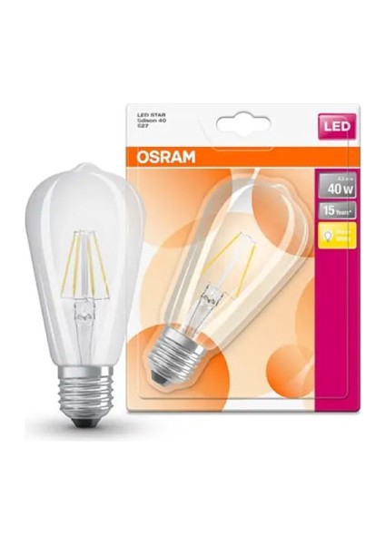 Led Vintage Gold Edison 4,5W Sarı Işık E-27 470lm Ampul modelleri