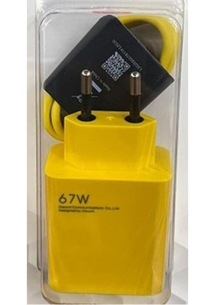 Xiaomi Uyumlu Mi 67W Turbo Hızlı Şarj Aleti Adaptör+Kablo Set 67W modelleri