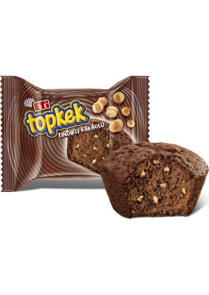 Topkek Fındıklı Kakaolu Kek 35 g x 24 Adet