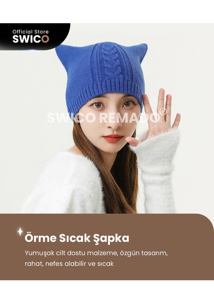 Kadın Kışlık Şapka - Turuncu (Yurt Dışından) fiyatları