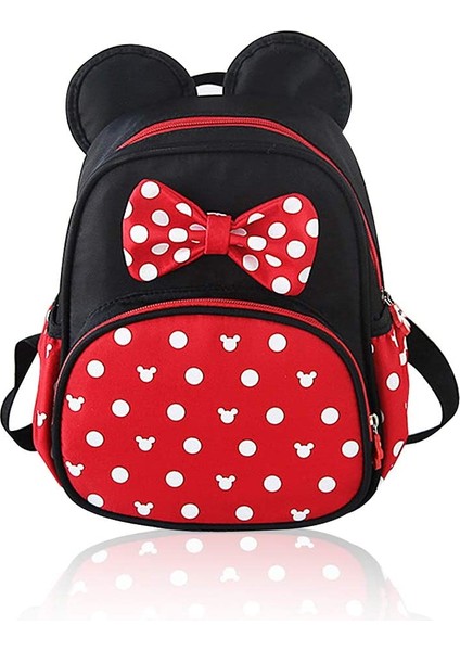 Sevimli Küçük Kız Sırt Çantası Su Geçirmez Küçük Çocuklar Sırt Çantaları Rahat Sırt Çantası Yürümeye Başlayan Seyahat Çantası Bebek Sırt Çantası Minnie Mouse Sırt Çantası (Yurt Dışından)
