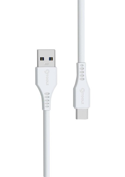 Master 2.4A 1 Metre Beyaz Type C Data Kablo