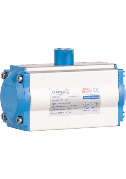Soğuk Ortam (-50°c) Pnömatik Aktüatörler UDA125 fiyatları