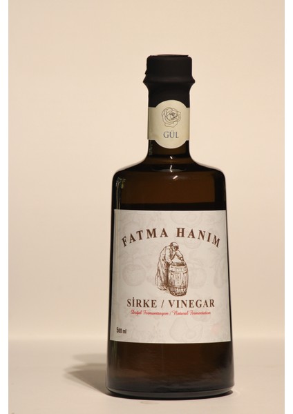Gül Sirkesi 500 ml / Meşe Fıçılarında Doğal Fermantasyon