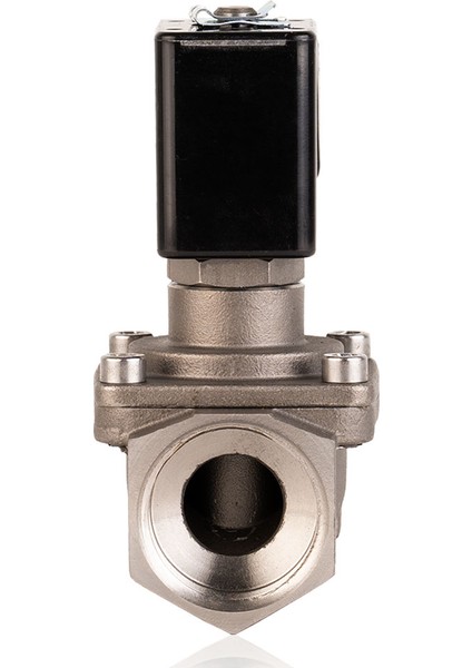 220V AC Paslanmaz Genel Maksat Yüksek Basınç Normalde Açık Solenoid Valf (0,5-40 BAR)