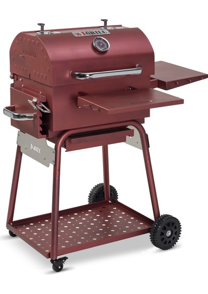 Barbekü Hub 515 mm Kömürlü Mangal (Kırmızı)