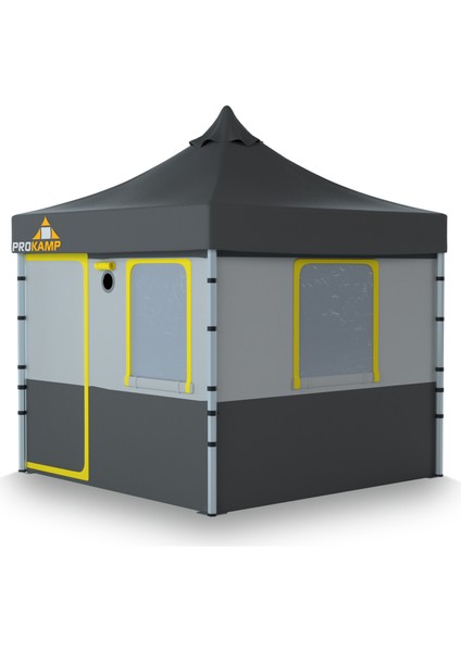 Büyük Aile Kamp Çadırı 3x3 Outdoor Tente Gazebo Bahçe Çadırı Çardak