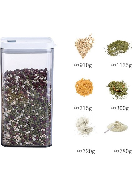 Kapaklı Şeffaf Mühürlü Kavanoz, Kapasite: 1500ML (Yurt Dışından)