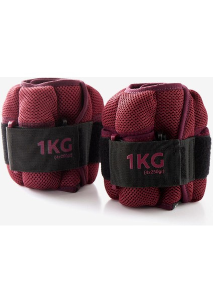Fitness Ayarlanabilir Bilek Ağırlığı - 2 x 1 kg