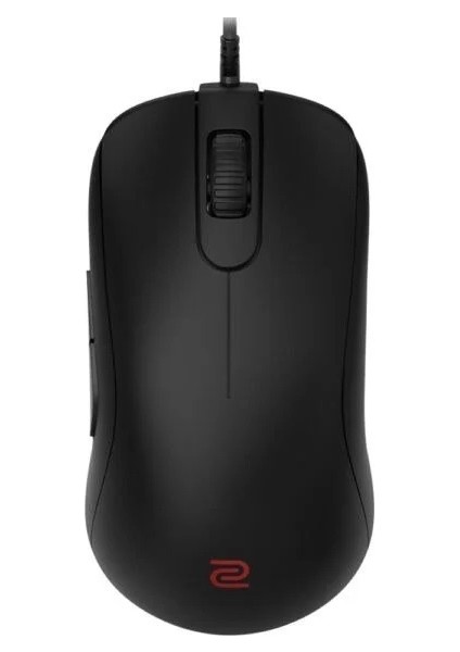 S1-C Paracord Kablo Küçük Boy Simetrik Hafif 24 Çentik Siyah Espor Oyuncu Mouse