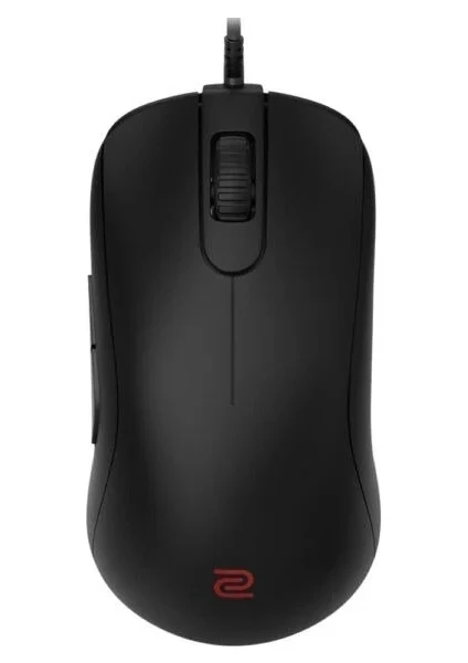 S1-C Paracord Kablo Küçük Boy Simetrik Hafif 24 Çentik Siyah Espor Oyuncu Mouse