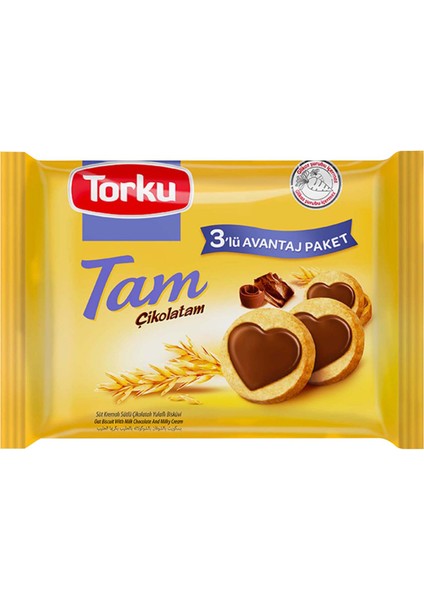 Tam Çikolatam Bisküvi 249 G