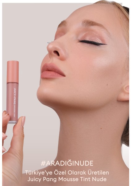 Nemli ve Pürüzsüz Görünüm Sunan Köpük Tint (ND02) A'pıeu Juicy-Pang Mousse Tint Nude