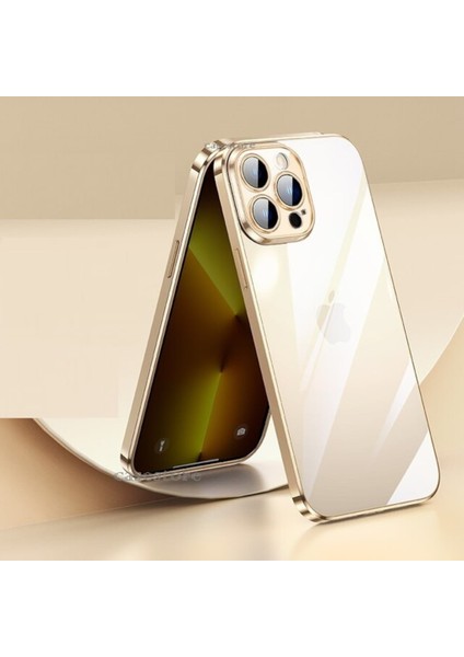 iPhone 14 Pro Kılıf Kamera Lens Koruyucu 6.7 Inç Derin Mor Için Ultra Ince Sert Pc Arkası Şeffaf