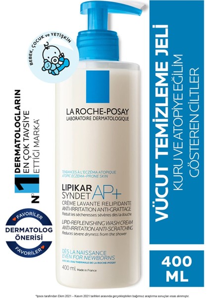 La Roche-Posay Lipikar Syndet Ap+ 400 ml + Thermal Spring Water