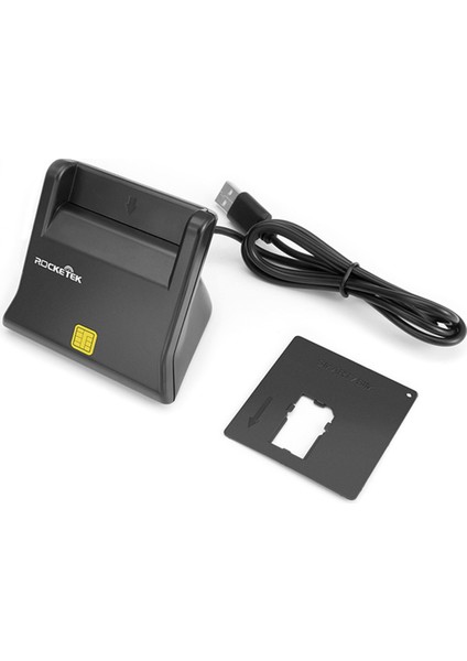 Scr2 Cac Id Sim Chip Akıllı Kart Okuyucu - Gümüş (Yurt Dışından)