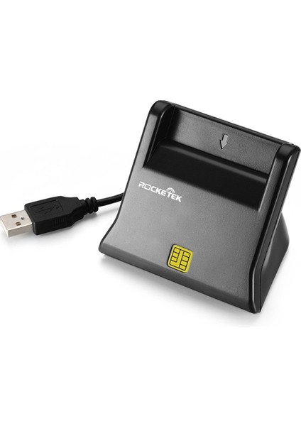 Scr2 Cac Id Sim Chip Akıllı Kart Okuyucu - Gümüş (Yurt Dışından)