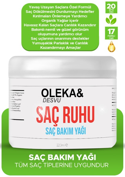 Saç Ruhu Saç Bakım Yağı 220 ml