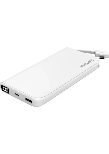 10000 mAh 22.5W USB ve Type-C PD Üç Çıkışlı Led Göstergeli Powerbank