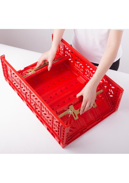 604018 Maxibox Konforlu Kilit Red Katlanabilir Kasa modelleri