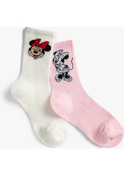 2'li Mickey Mouse Baskılı Çorap Lisanslı fiyatları