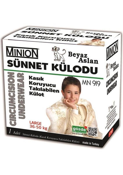 Mınıon Sünnet Külotu No 3 Large