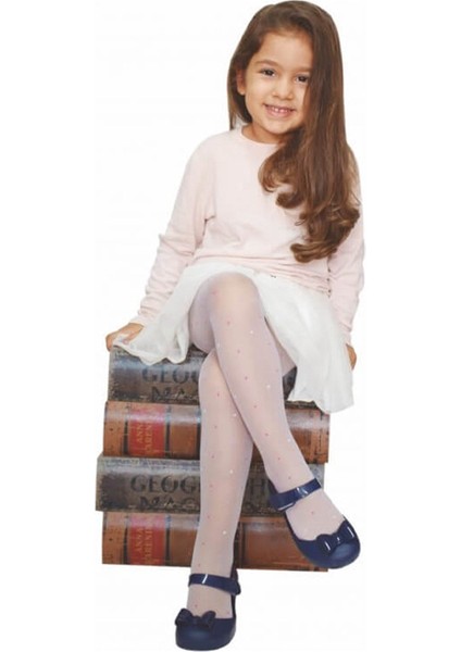 Irem Desenli Çocuk Külotlu Çorap 1 2 Yaş
