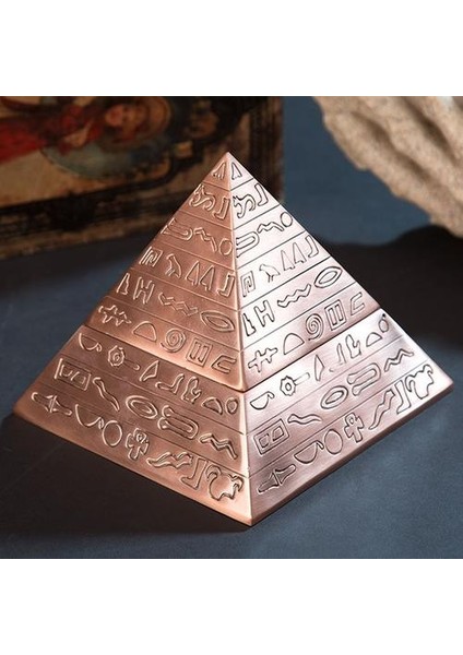 Klasik Vintage Mısır Metal Kapaklı Piramit Küllük Ev Dekorasyon Hediye Ofis Hassas El Sanatları Sigara Aksesuarları | Küllükler (Yurt Dışından) indirimleri