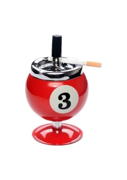 Bilardo Bilardo Topu Tasarım Küllük Yaratıcı Taşınabilir Metal Küllük Havuz Evi Yüksek Bilardo Aksesuarları | Küllükler (Yurt Dışından)