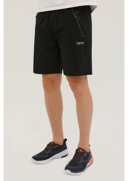 M-SD4011 Leon Woven Short Siyah Erkek Şort modelleri