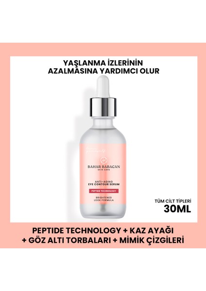 Göz Çevresi Kırışık Azalmasında Etkili Göz Çevresi Bakım Serumu 30ml