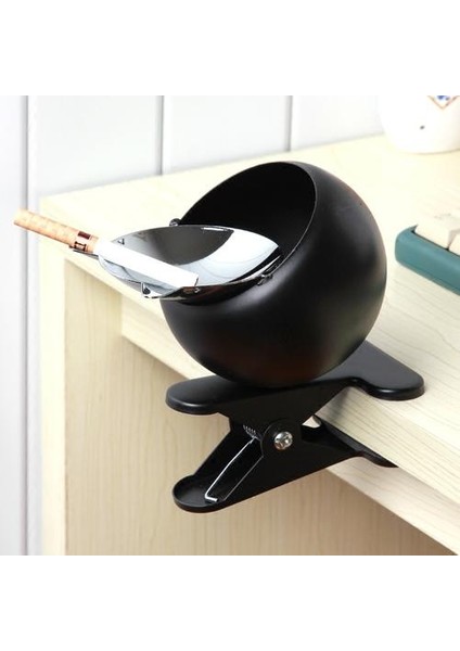 Krom Kaplama Kapaklı Küllük Moda Metal Küllük Kemer Klipsi Kişiselleştirilmiş Küllük Kapaklı (Yurt Dışından)
