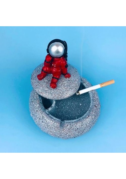 Astronot Küllük Tütün Kül Kutusu Konteyner Uzay Dream Heykel Heykeli Ev Ofis Bar Masaüstü Süs El Sanatları Dekor (Yurt Dışından) modelleri