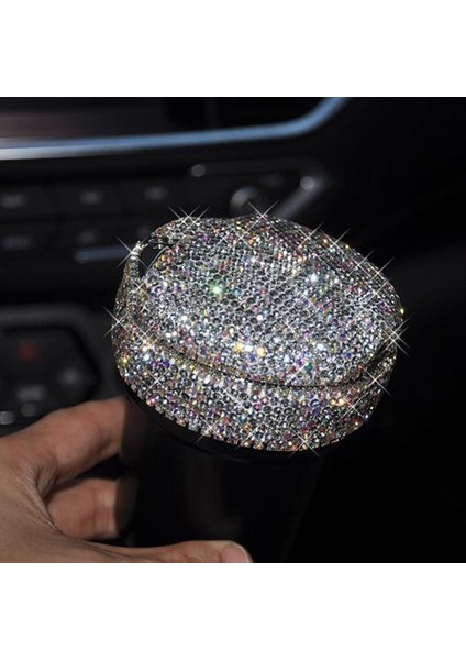 Rhinestone Taşınabilir Araba Küllük ile LED Işık Kristal Elmas Araba Kül Tepsisi Küllük Depolama Bardak Tutucu Kız Araba Aksesuarları | Küllükler (Yurt Dışından) fiyatları