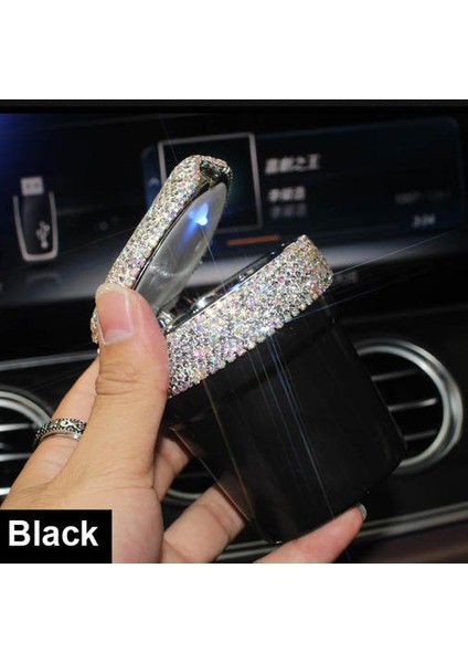 Rhinestone Taşınabilir Araba Küllük ile LED Işık Kristal Elmas Araba Kül Tepsisi Küllük Depolama Bardak Tutucu Kız Araba Aksesuarları | Küllükler (Yurt Dışından) modelleri