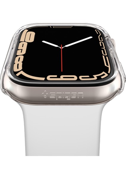 Apple Watch 41mm (Seri 9/8/7) Kılıf Thin Fit Crystal Clear - ACS04187